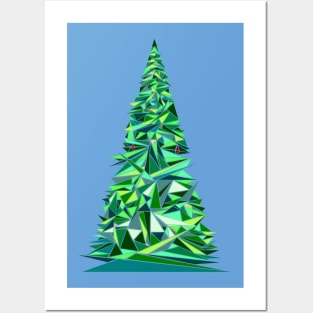 Triangle Pine Tree Posters and Art